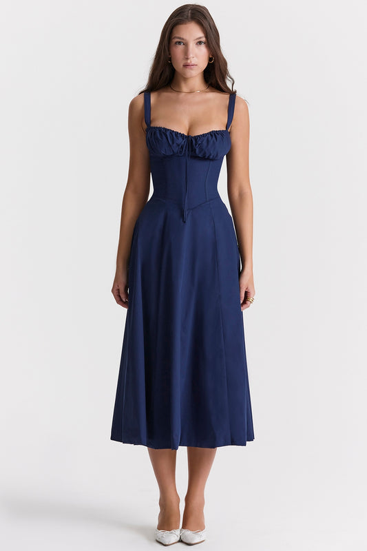 French Navy Sundress