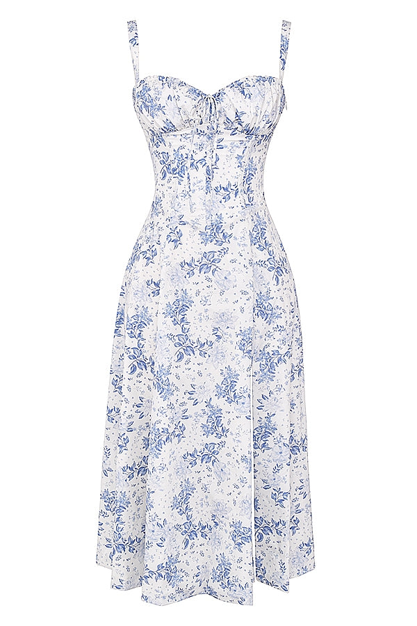 Blue Floral Sundress