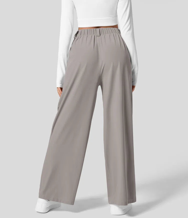 Grey Wide Leg Pants