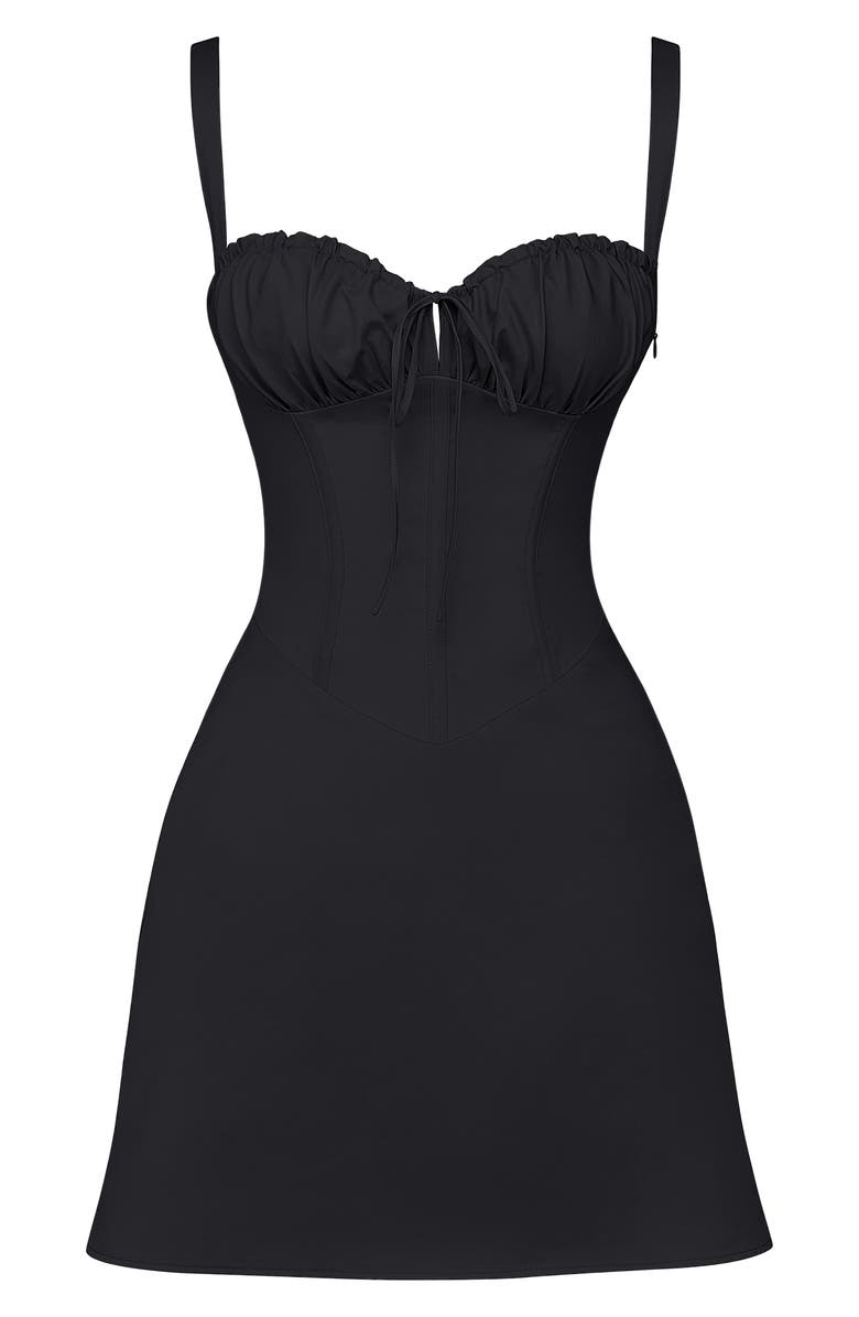 Black Corset Mini Dress