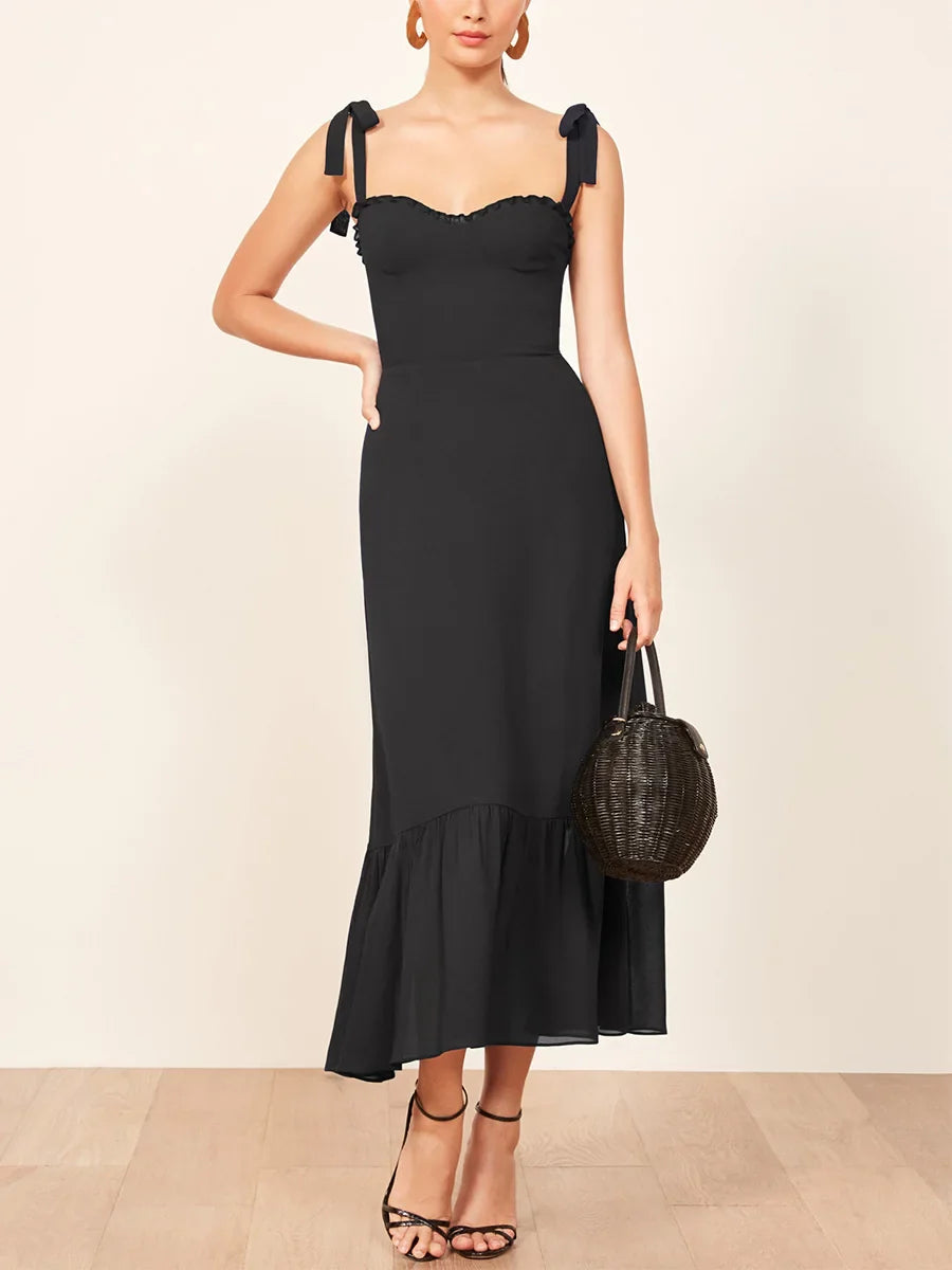 Reformation Black Dress