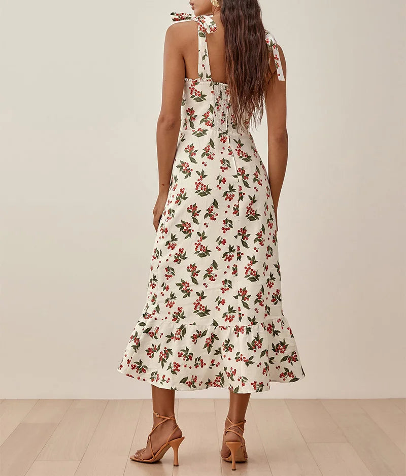 Reformation Cherry Dress