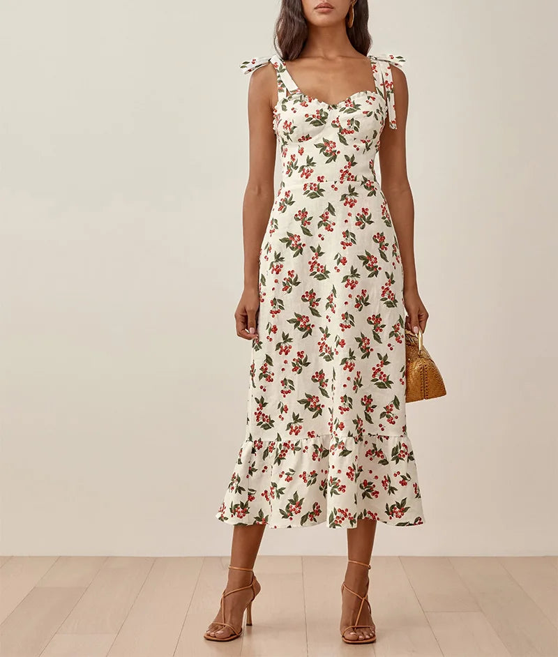 Reformation Cherry Dress