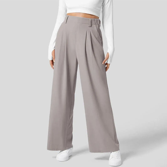 Grey Wide Leg Pants