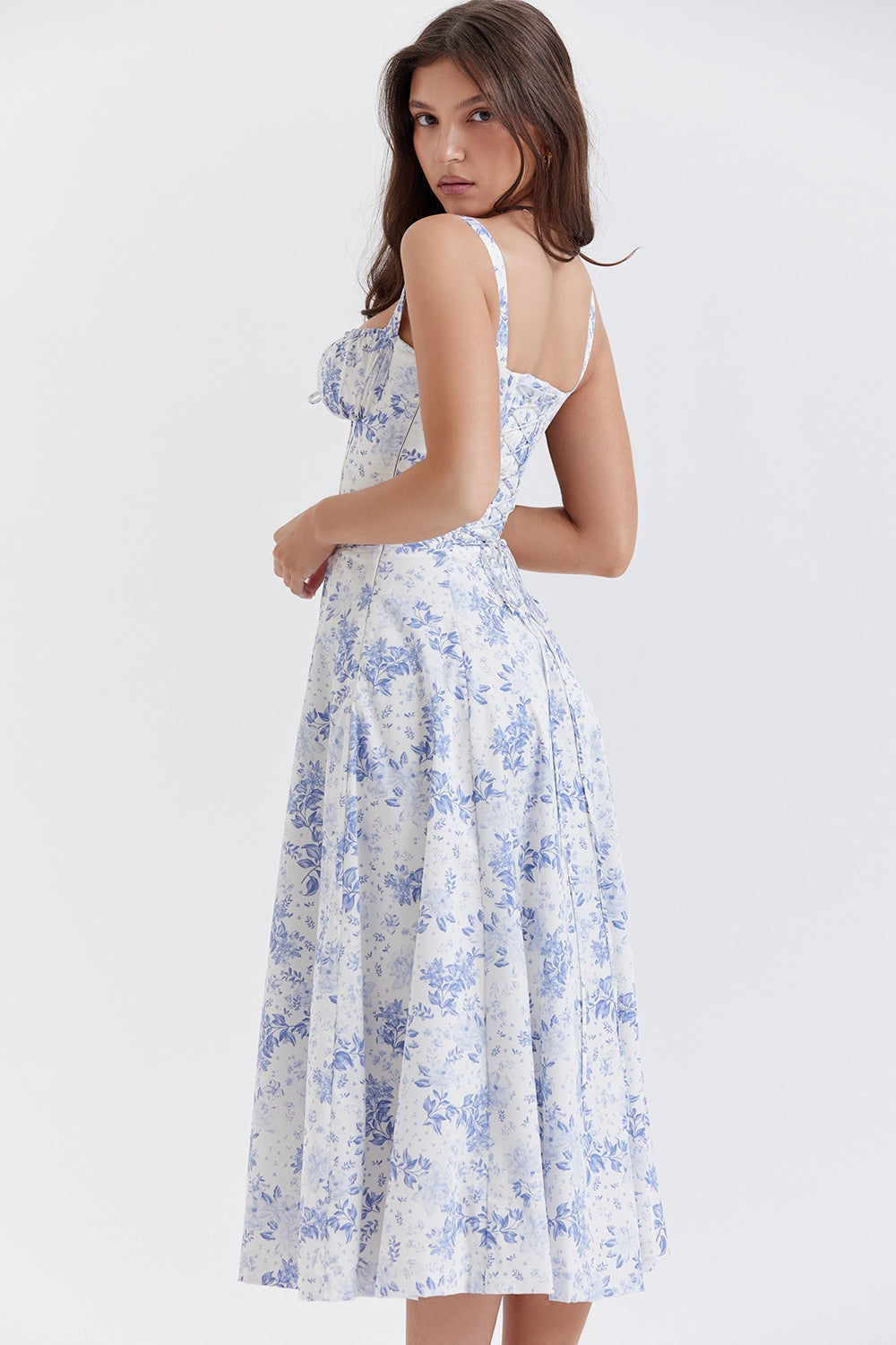 Blue Floral Sundress