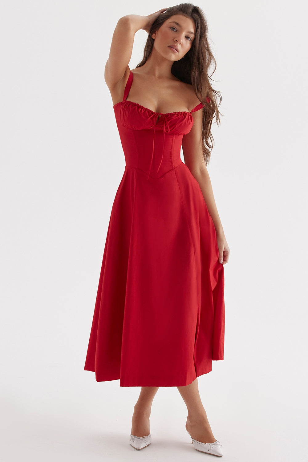 Red Rose Sundress