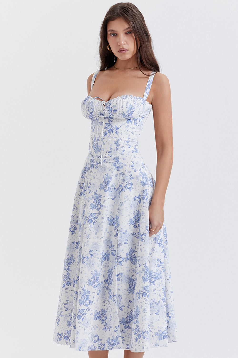 Blue Floral Sundress