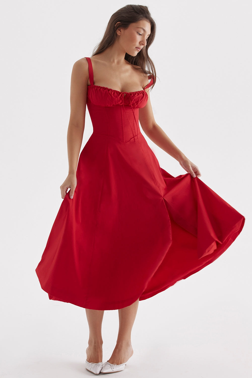 Red Rose Sundress