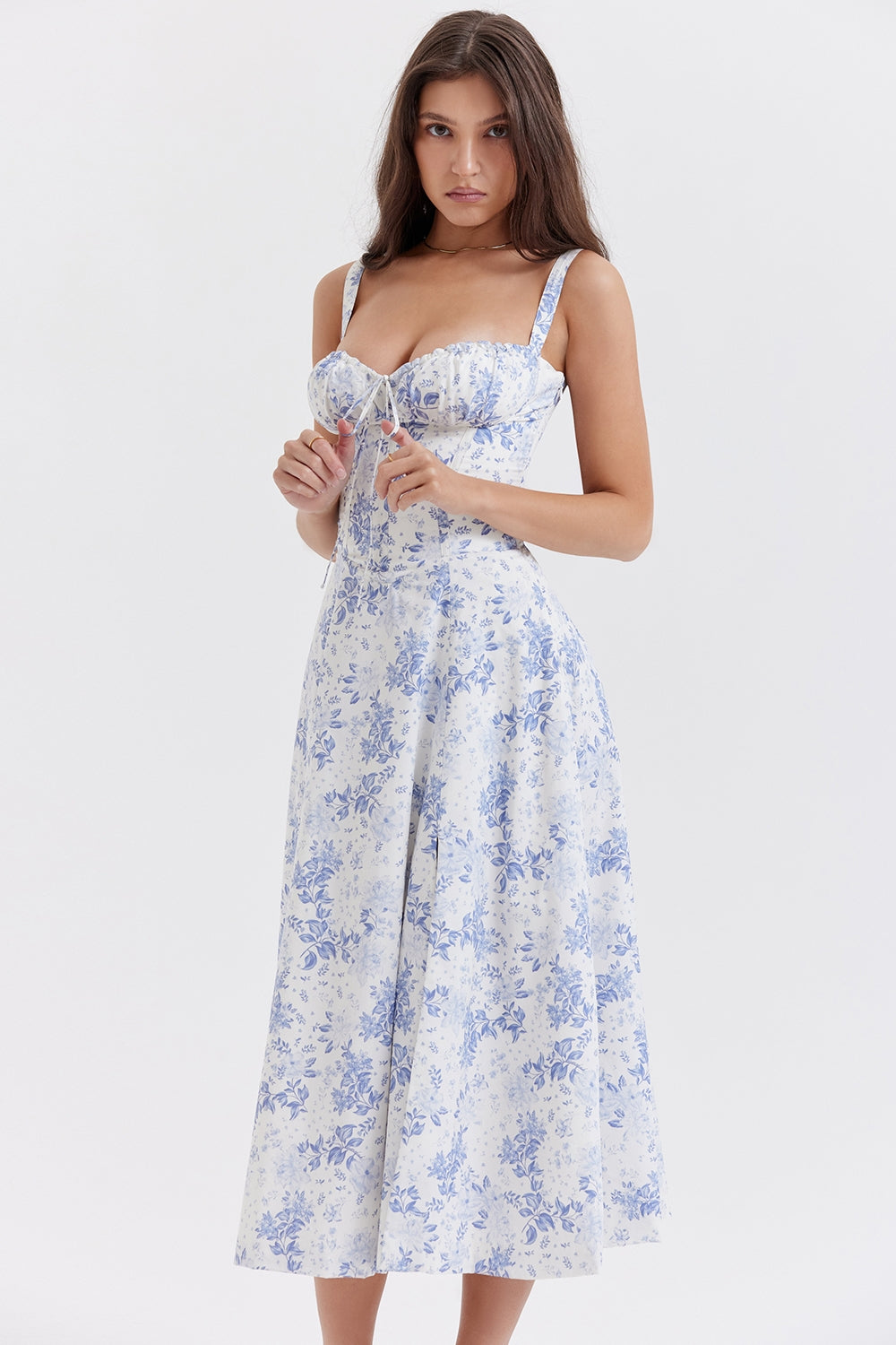 Blue Floral Sundress