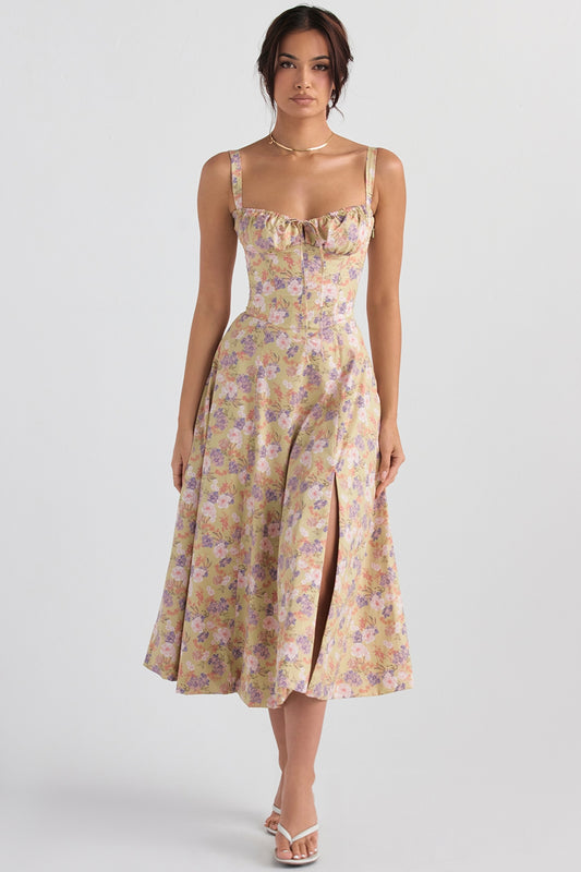 Peony Print Sundress