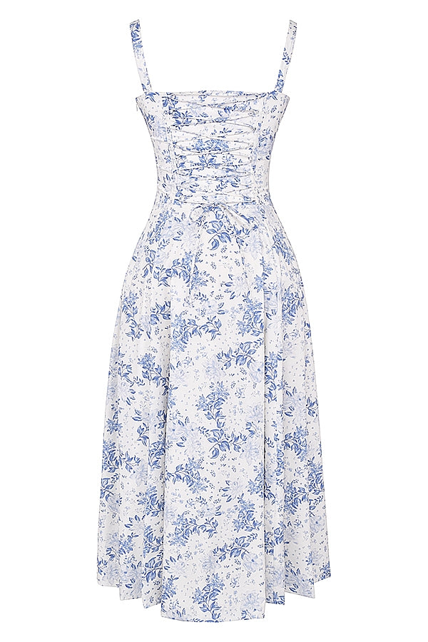 Blue Floral Sundress